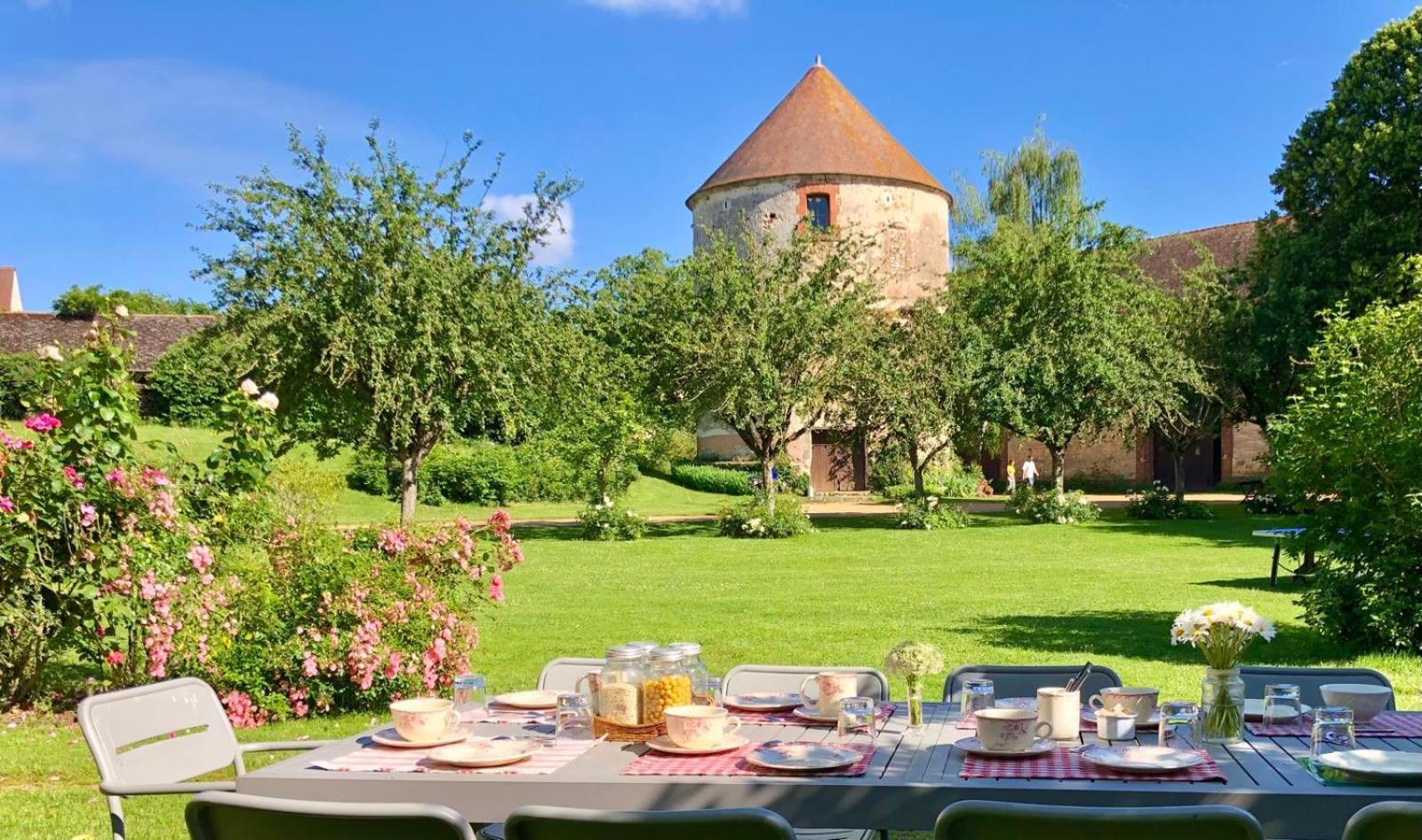 La Ferme Au Colombier Bed and Breakfast Neron Eksteriør billede
